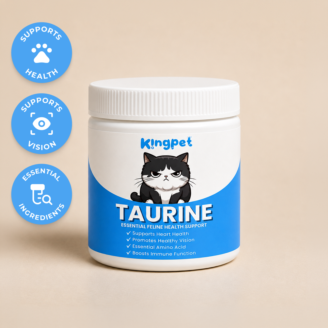 KingPet™ | Pure Taurine Powder for Cats