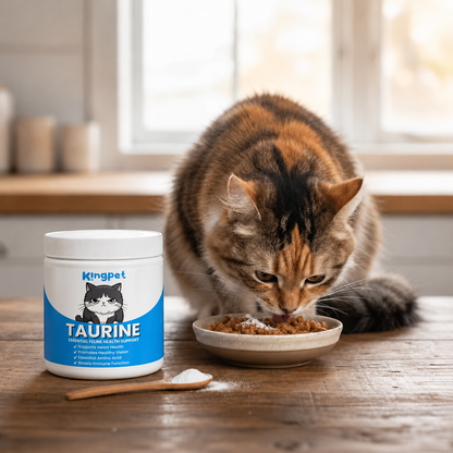 KingPet™ | Pure Taurine Powder for Cats