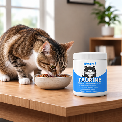 KingPet™ | Pure Taurine Powder for Cats