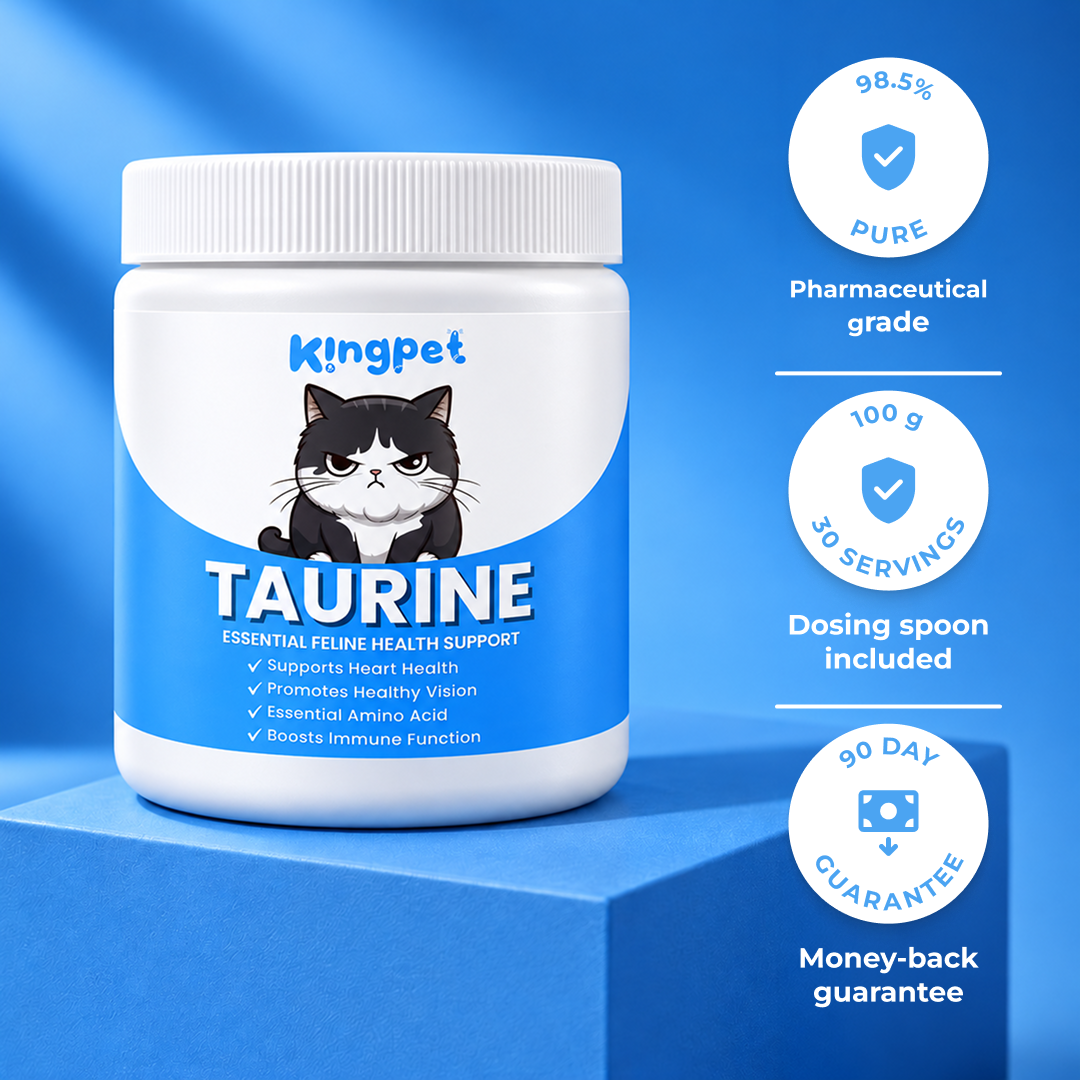 KingPet™ | Pure Taurine Powder for Cats